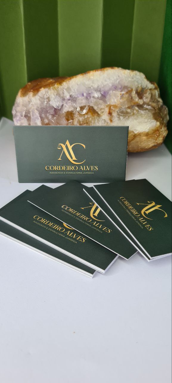 Cordeiro Alves · Cartões de visita · Detalhes